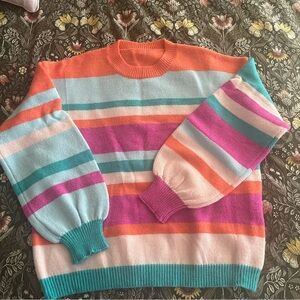 Colorful Striped Sweater